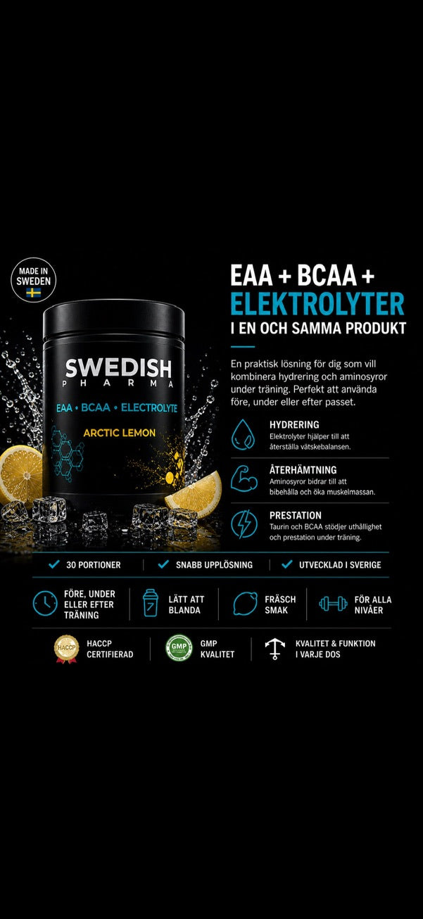 EAA + BCAA + Elektrolyter - Arctic Lemon
