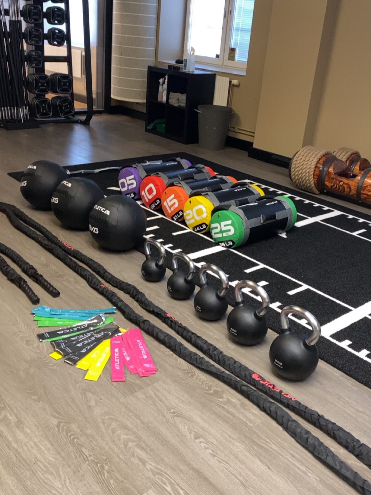 Funktionell utrustning på Nordic Strength Club